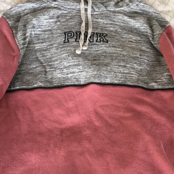 Victoria's Secret Pink Gray and Pink Pullover - Picture 1 of 6